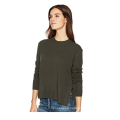 PK18A69HX Women's Side Tie Cashmere Crew Sweater